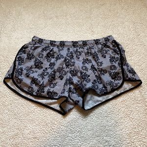 Floral athletic shorts